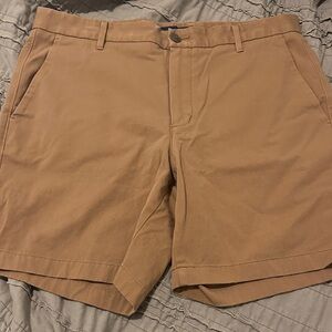 Everlane Men's Brown Flat Front Shorts